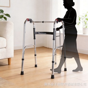 อุปกรณ์ช่วยเดินสแตนเลส ปรับความสูงได้ 72-85 ซม. สำหรับผู้สูงอายุ ช่วยฟื้นฟูสมรรถภาพ - Product Image 5