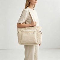 Sac fourre-tout en toile imprimé personnalisé de haute qualité avec poche, sac de promotion publicitaire, sac de shopping en toile, sac fourre-tout promotionnel