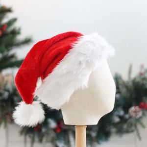 Chapeau de Père Noël en feutre décoré, articles de Noël en promotion, haute qualité, prix compétitif, livraison immédiate - Product Image 2