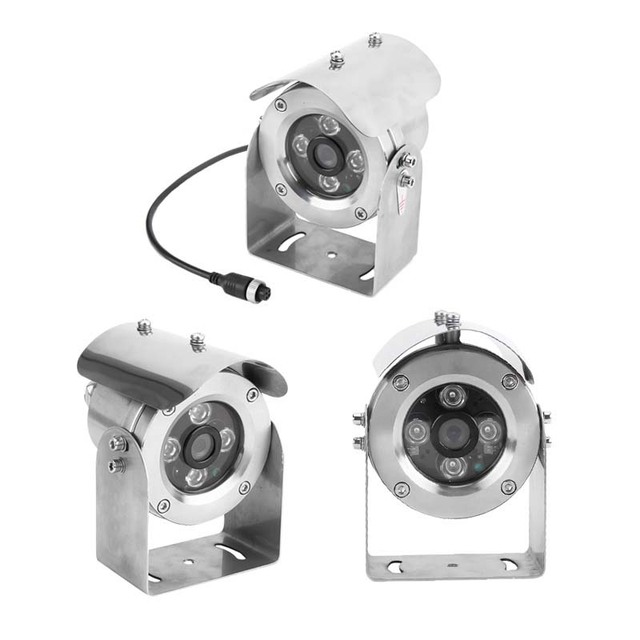1080P AHD IP69 Waterproof EXdII Explosion-Proof 304 Stainless Steel Vehicle Ai High Resolution Night View Rear View Camera DC12V