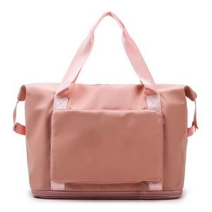 Sac de sport unisexe imperméable avec logo personnalisé, sac de voyage durable en Oxford, grande capacité, séparation sec/humide, sac de voyage - Product Image 6