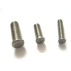 China Manufacturer Copper Spot Stud Welding Screw Stud M3 M4 M5 Steel Internal Thread Welding Studs