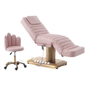 Moderna Camilla de Masaje Eléctrica con Base de Cuero y Control de Pie para Uso en Hoteles y Hospitales - Product Image 4