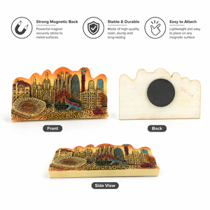 Imanes de Resina 3D Hechos a Mano, Imanes de Recuerdo de la Sagrada Familia, Estadio Gaudí, <span class=keywords><strong>Barcelona</strong></span>, España, para Refrigerador - Product Image 2