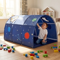 Tente de lit pour bébé, baldaquin de lit princesse, rideau de lit en polyester, installation rapide et facile, tente d'été 1,5 kg
