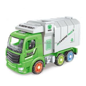 Tamaño gigante Bump and Go Carro <span class=keywords><strong>de</strong></span> saneamiento con música ligera <span class=keywords><strong>Basura</strong></span> Barredora Camión Modelo <span class=keywords><strong>de</strong></span> <span class=keywords><strong>juguete</strong></span> - Product Image 1