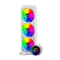 Refroidisseur de processeur liquide haute performance Zeromaster 360 mm RGB PWM AIO pour PC de bureau Intel AMD