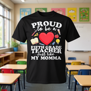 Camiseta premium para profesores de 5.º grado, regalo para profesores - Product Image 3