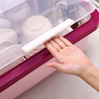 Support de rangement de cuisine sur pied pour vaisselle et ustensiles, égouttoir à vaisselle en plastique pour placard - Vente en gros