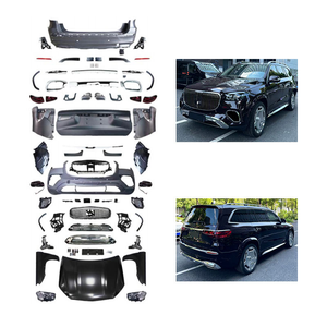 ชุดแต่ง Maybach GL164 ถึง GLS167 กันชนหน้า-หลัง ไฟหน้า LED สำหรับ Benz GL ปี <span class=keywords><strong>2006</strong></span>-2012 รุ่นตัดแต่ง อัพเกรดอะไหล่ - Product Image 1