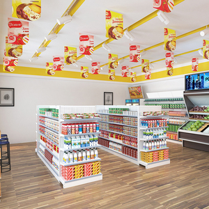 Étiquette d'étagère de supermarché, étagère flottante, étagère pyramidale - Product Image 2