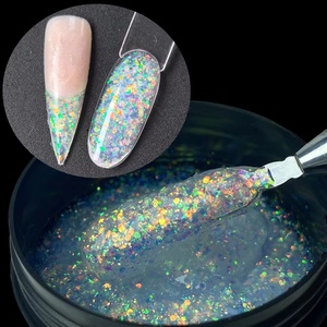 Gel Constructor de <span class=keywords><strong>Uñas</strong></span> Brillante y Luminoso, Color <span class=keywords><strong>Azul</strong></span> Real y Rosa, UV LED, Camuflaje, Autonivelante - Product Image 6