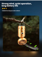 Lanterne de camping solaire LED multifonction pliable, étanche IP44, construction métallique, télécommande, rechargeable par USB, batterie externe