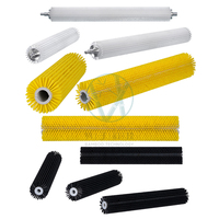 Brosse industrielle circulaire en spirale à poils en nylon pour le dépoussiérage et le nettoyage, brosse extérieure