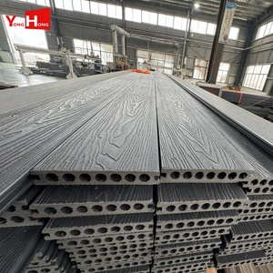 Planche de terrasse composite résistante aux taches, sans <span class=keywords><strong>peinture</strong></span>, revêtement de sol extérieur WPC pour terrasse et zones autour des spas - Product Image 5
