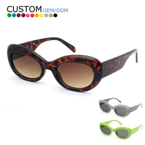 Hot Classic Small Oval Frame Fashion Designer Sun Glasses Luxury Trendy Candy Colors Women Sunglasses - Product Image 1