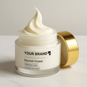 Krim Wajah Anti-Penuaan dengan Asam Hialuronat dan Vitamin C 50ml untuk Wanita, Melembapkan Siang dan Malam - Product Image 1