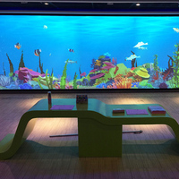 Mesa de proyección de Pared Interactiva profesional para niños, pintura mágica para el hogar interior, juego táctil, mesa mágica de proyección de vídeo