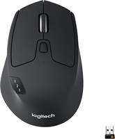Nuevo Ratón Inalámbrico Multidispositivo Logitech M720 Triathlon con Desplazamiento Hiper-Rápido, Batería de 24 Meses, Bluetooth y USB Unifying para PC