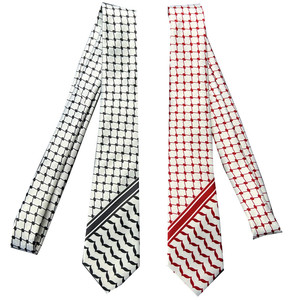 Palästina Flagge Palä stine nsische gestreifte Krawatte Herren Neck Ties Herren Custom Made Peace Pales tie Krawatte - Product Image 6