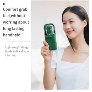 Ventilador de Escritorio Plegable 3 en 1, Mini Ventilador Recargable con Banco de Energía, Ventilador de Mano Portátil, Mini Ventilador USB para Colgar en el Cuello - Product Image 6