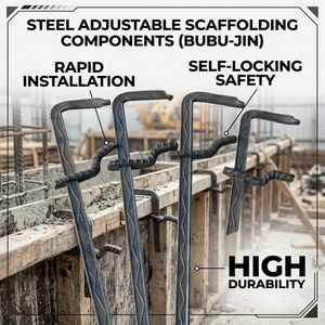 Abrazadera de Encofrado Ajustable de <span class=keywords><strong>Acero</strong></span> Q235 de Alta Resistencia para Refuerzo de Columnas y Vigas de Hormigón - Product Image 5