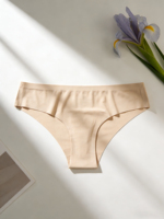 Culottes de bikini anti-camel toe sans couture en nylon pour femme, idéales pour l'entraînement et le quotidien