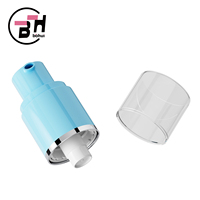 Flacon pulvérisateur en plastique bleu de 30 ml, vide, à brume fine, rechargeable, atomiseur cosmétique, format voyage