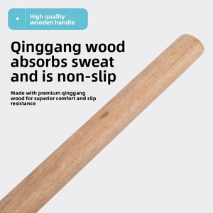 <span class=keywords><strong>Pioche</strong></span> de jardin robuste à double usage, à pointe plate, en acier pur, avec <span class=keywords><strong>manche</strong></span> en bois, en forme de croix, antirouille, vente en gros - Product Image 2