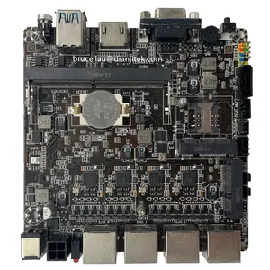 Baby ITX 12x12cm N5095 Motherboard with VGA+HD-MI 4 Lan Intel 2.5G for Mini PC