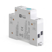 Interrupteur intelligent WiFi Tuya DC 63A 12-80V, commande à distance par application, 1P+N, rail DIN, interrupteur d'alimentation intelligent pour la maison