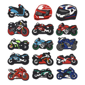 Dijes de Zapatos de Dibujos Animados de PVC de Alta Calidad, Populares al por Mayor en 2025, Decoración de Zapatos de Dibujos Animados Clásicos, Dijes de <span class=keywords><strong>Crocs</strong></span> Azules - Product Image 4