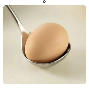 Cucharón de sopa de espátula de acero inoxidable vintage con <span class=keywords><strong>mango</strong></span> de madera de imitación de plástico, utensilio para cocinar y servir - Product Image 6