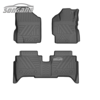 Tapis de sol de voiture SONSANG Factory antidérapant et inodore, tapis de voiture 5D en TPE pour Toyota VIOS 2008-2022, tapis de voiture en TPE