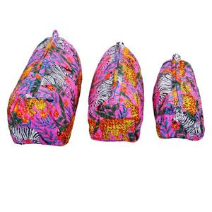 Bolsas de Cosméticos Multifuncionales de Algodón Estilo Bohemio, Ligeras, Impresas a Mano, Transpirables y Duraderas, para Viajes, Artículos de Aseo y Sala de Estar - Product Image 1