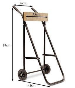 Chariot de transport pour <span class=keywords><strong>moteur</strong></span> <span class=keywords><strong>hors</strong></span>-<span class=keywords><strong>bord</strong></span> de bateau, support suspendu pour <span class=keywords><strong>moteur</strong></span> de bateau, à pousser à la main avec roues, facile à déplacer - Product Image 2