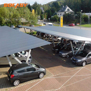 Système de <span class=keywords><strong>carport</strong></span> solaire SOEASY en alliage d'aluminium étanche avec panneau de stationnement, poteau de fixation et kit de montage solaire - Product Image 3