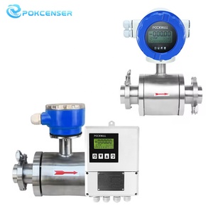 RS485 الرقمية منفصلة الحليب السائل المياه مقياس التدفق الكهرومغناطيسي المغناطيسي بطارية البيرة تعمل الطين الصحي - Product Image 4