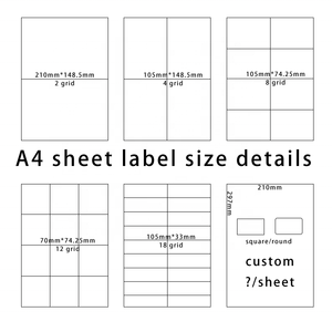 Giấy dán decal vàng sáng tự dính HH 042, giấy vinyl, lớp lót giấy kraft, khổ 8.5x11, có thể in - Product Image 5