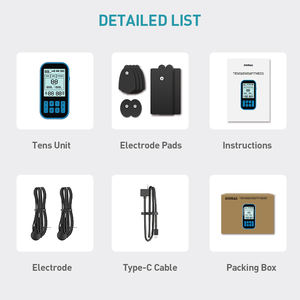 Fábrica al por mayor 60 modos Estimulación muscular Alivio del dolor <span class=keywords><strong>Tens</strong></span> Ems Terapia Máquina de masaje de espalda - Product Image 6