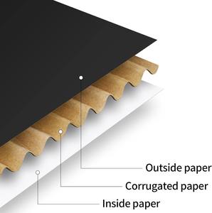 กล่องบรรจุภัณฑ์แข็งหรูหราสีดำแบบกำหนดเอง - กล่องลูกฟูกพิมพ์โลโก้ระดับไฮเอนด์สำหรับของขวัญพรีเมียมและการส่งเสริมแบรนด์ - Product Image 5