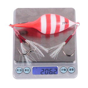 Nuovo Arrivo 100g 130g 150g 180g 200g Esche Artificiali in Metallo per Calamari, Jig Rigidi per la Pesca a Lancio - Product Image 2