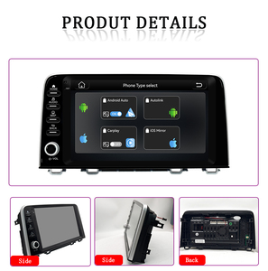 Radio Multimedia para Auto con Sistema Inteligente Linux de 9 Pulgadas, Reproductor de <span class=keywords><strong>MP3</strong></span>/MP4, Navegación y Estéreo para Honda CRV 2017-2021 - Product Image 6