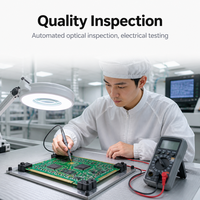 Personnalisation d'usine OEM BYD pour l'électronique : Prototypage de cartes mères PCBA en cuivre de 2 OZ d'épaisseur et assemblage de circuits imprimés