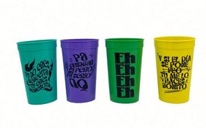 Vaso Cuadrado Desechable de Acero Inoxidable Personalizado con Tapa y Pajita, Vaso Deportivo para Estadio de 17oz, 22oz, 32oz para Regalo Promocional - Product Image 2