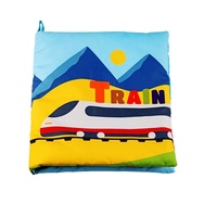 Livre en tissu souple pour enfants, jouet éducatif, impression personnalisée, vente en gros d'usine