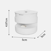Scelleuse et coupe-sac mini 2-en-1 magnétique rechargeable par USB pour conserver les chips, les snacks et les fruits frais, portable pour la maison, les voyages et le camping