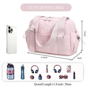 Personalisierbare Logo <span class=keywords><strong>Mini</strong></span>-Sporttasche Reisetasche – Tragbare Kleine Fitness-Weekender mit Schultergurt, Wasserdicht - Product Image 2