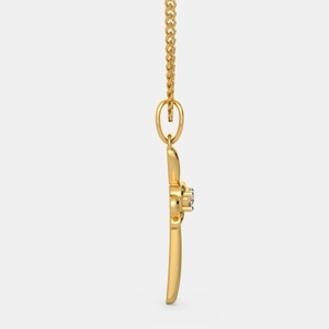Colgante de Cruz <span class=keywords><strong>Aric</strong></span>, collar con colgante de circonita en forma de corazón, cadena de eslabones impermeable de acero inoxidable, collar cruzado para mujer - Product Image 4