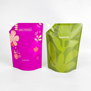 Pochette à bec verseur personnalisée 100ml 250ml 500ml 1L Emballage alimentaire liquide de qualité alimentaire Gelée Sac de stockage avec bec verseur pour liquide - Product Image 3